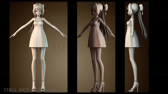 Статуэтки девушки STKGL_8929