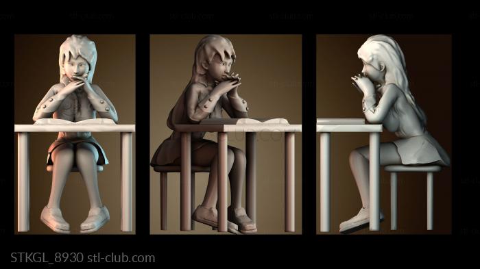 Статуэтки девушки STKGL_8930