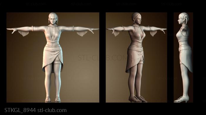 Статуэтки девушки STKGL_8944