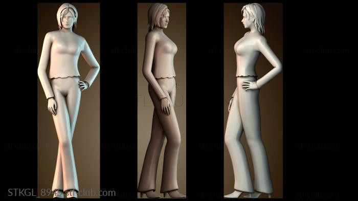 Статуэтки девушки STKGL_8945