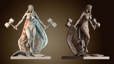 3D модель Женщина воин (STL)