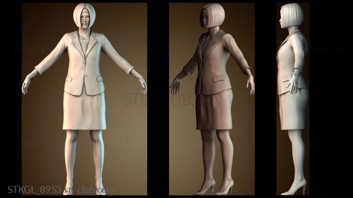 Статуэтки девушки STKGL_8953