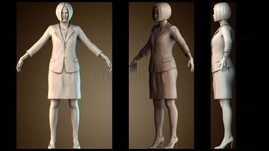 3D модель Женщины консультанты (STL)