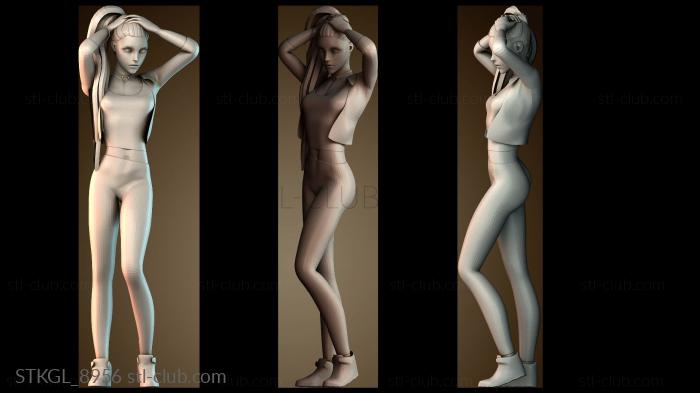 Статуэтки девушки STKGL_8956