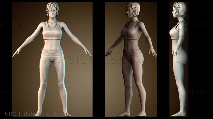 Статуэтки девушки STKGL_8959