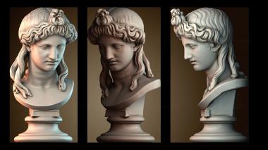 3D модель Голова женщины (STL)