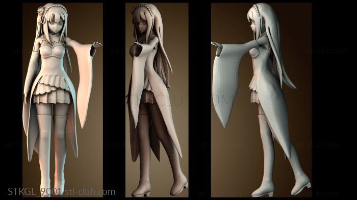 Статуэтки девушки STKGL_9001