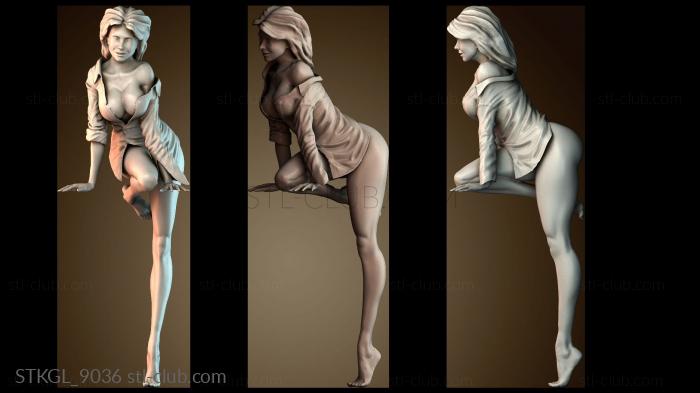 Статуэтки девушки STKGL_9036