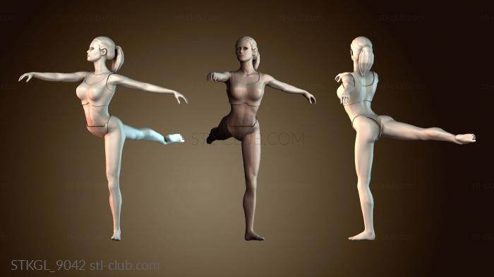 Статуэтки девушки STKGL_9042