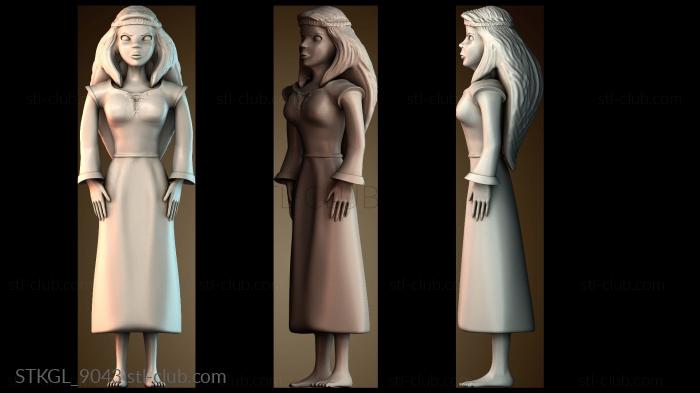 Статуэтки девушки STKGL_9043