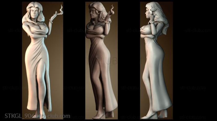 Статуэтки девушки STKGL_9061