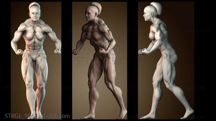 Статуэтки девушки STKGL_9063