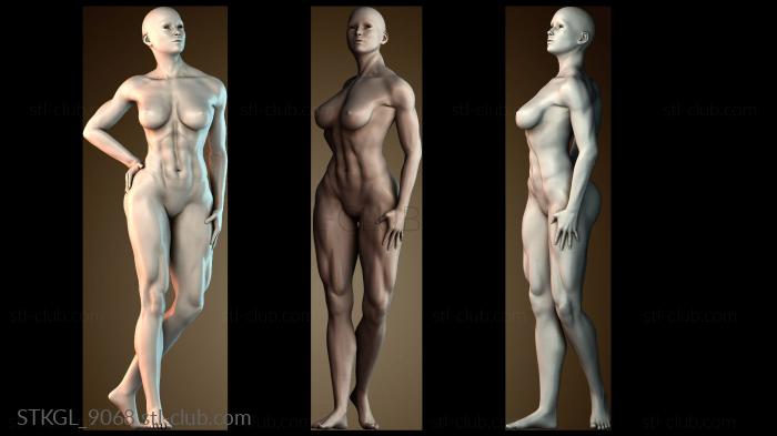 Статуэтки девушки STKGL_9068