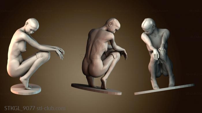 Статуэтки девушки STKGL_9077