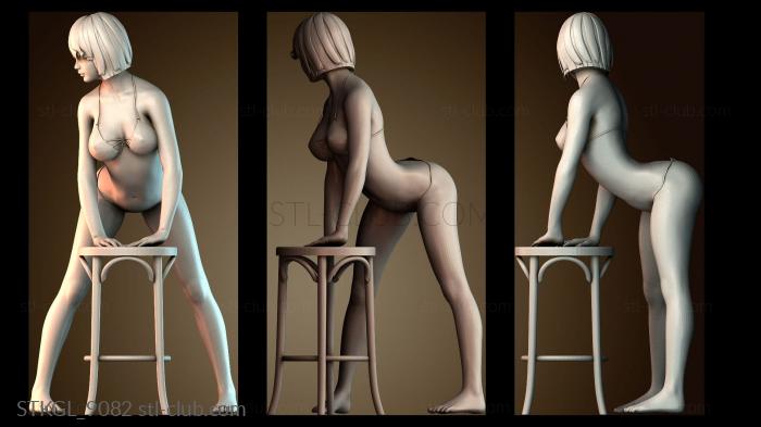 Статуэтки девушки STKGL_9082