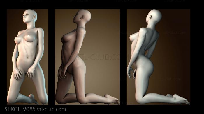 Статуэтки девушки STKGL_9085