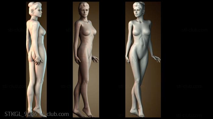 Статуэтки девушки STKGL_9086