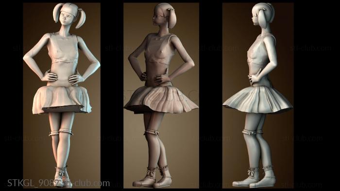 Статуэтки девушки STKGL_9089