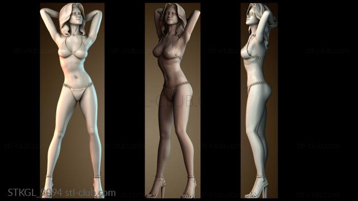 Статуэтки девушки STKGL_9094