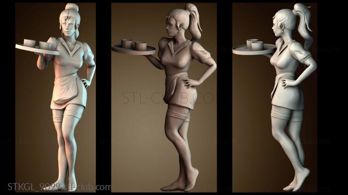 Статуэтки девушки STKGL_9099