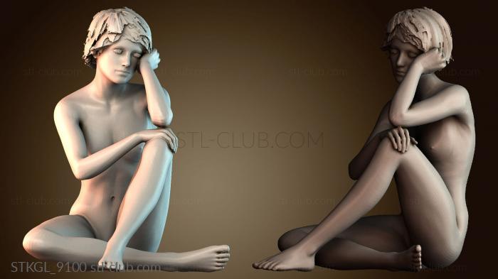 Статуэтки девушки STKGL_9100