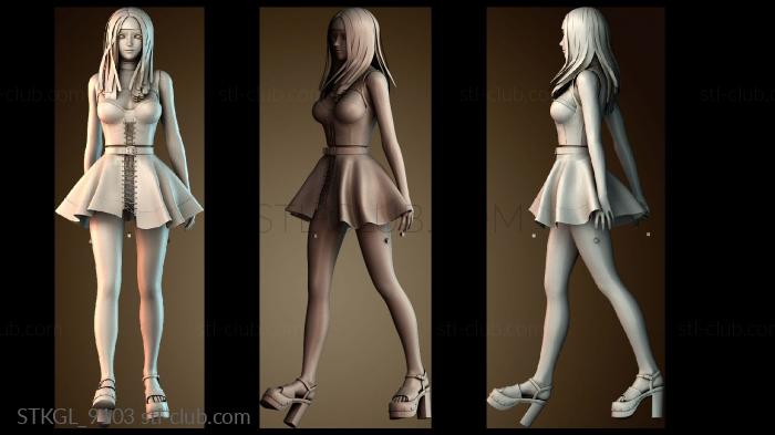 Статуэтки девушки STKGL_9103