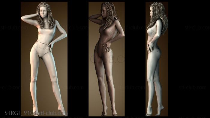 Статуэтки девушки STKGL_9104