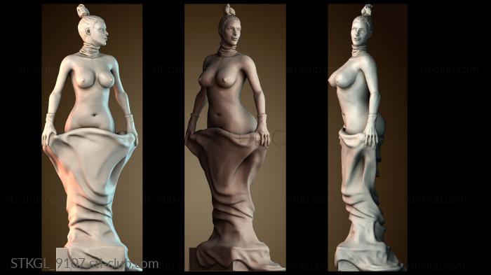 Статуэтки девушки STKGL_9107