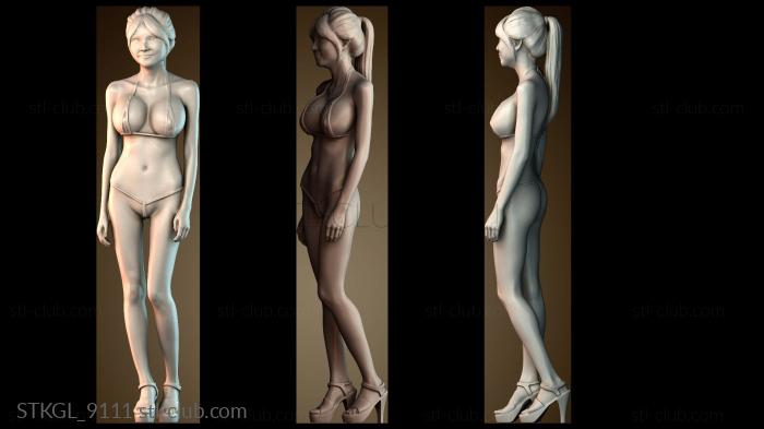 Статуэтки девушки STKGL_9111