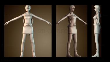 3D модель Женщина убийца (STL)