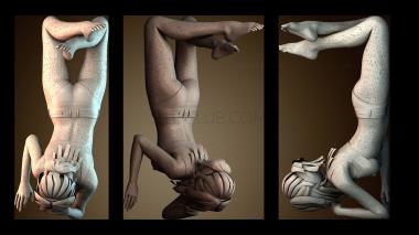 3D модель Девушка на пляже (STL)