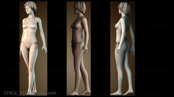 Статуэтки девушки STKGL_9136