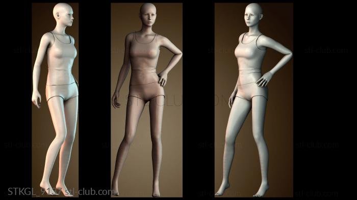 Статуэтки девушки STKGL_9137