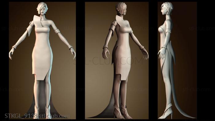 Статуэтки девушки STKGL_9138