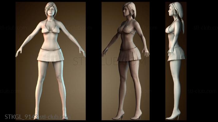 Статуэтки девушки STKGL_9143