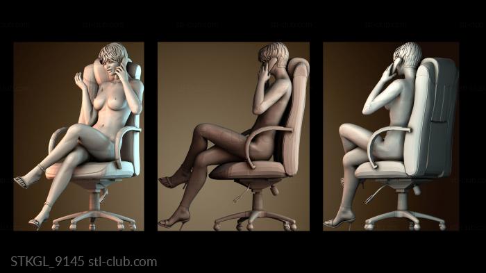 Статуэтки девушки STKGL_9145