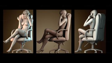 3D модель Деловая женщина (STL)