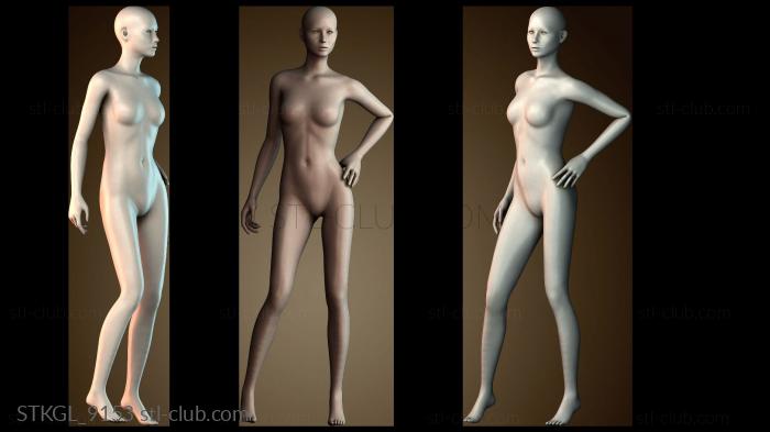 Статуэтки девушки STKGL_9153