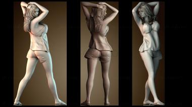 3D модель Женщина в летнем наряде (STL)