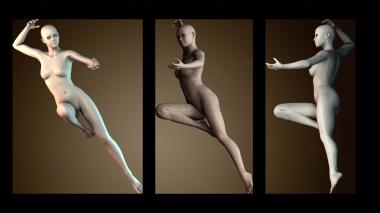 3D модель Танцующая девушка (STL)