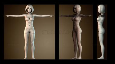 3D модель У девочки милый бантик (STL)