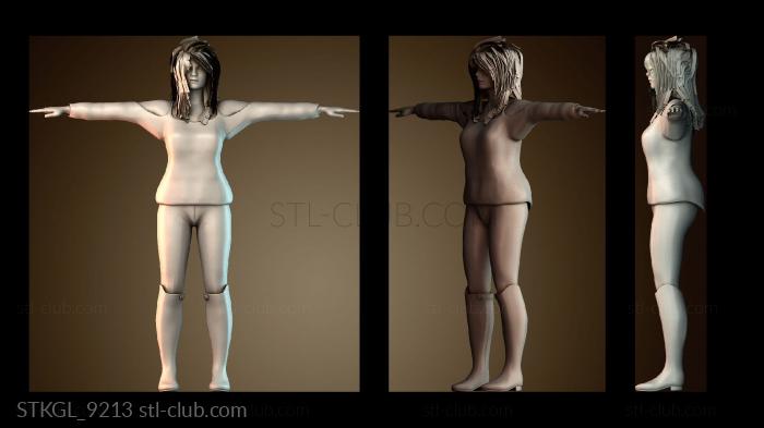 Статуэтки девушки STKGL_9213