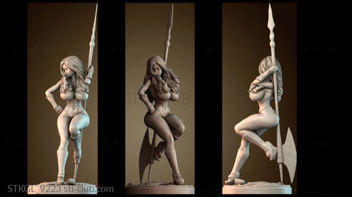 Статуэтки девушки STKGL_9223