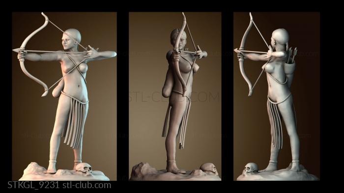 Статуэтки девушки STKGL_9231