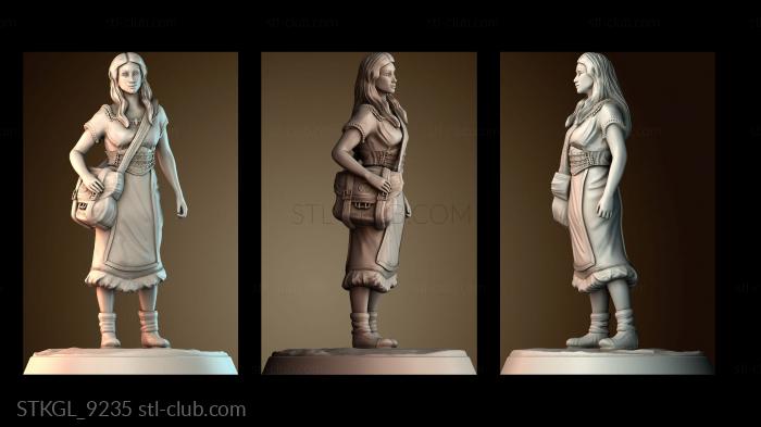 Статуэтки девушки STKGL_9235