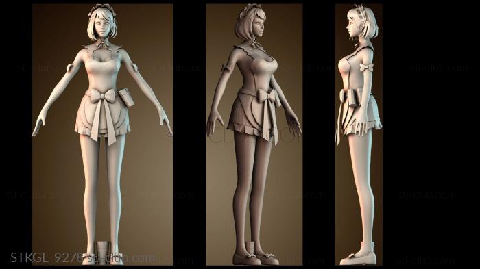 Статуэтки девушки STKGL_9278