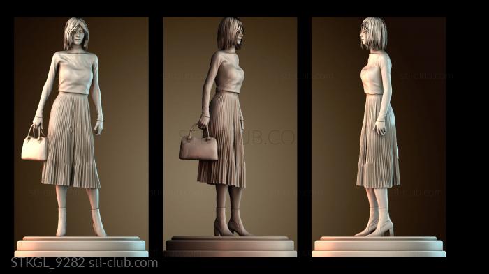 Статуэтки девушки STKGL_9282