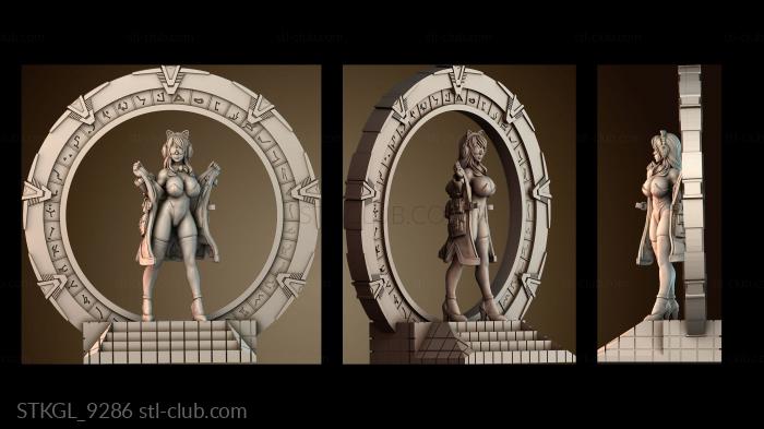 Статуэтки девушки STKGL_9286