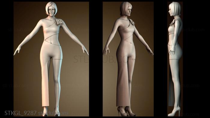 Статуэтки девушки STKGL_9287