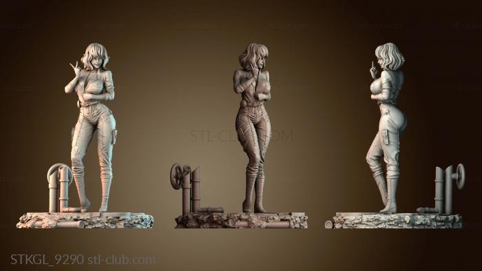 Статуэтки девушки STKGL_9290